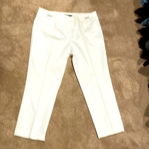 Stylish cropped pants.